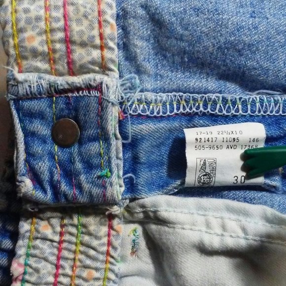 Lee girls skirt Size 2T A-line Light blue denim - Picture 11 of 12